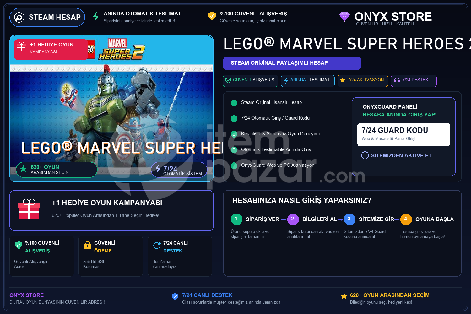 LEGO® Marvel Super Heroes 2 Garantili + Hediye