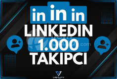 ⭐️LINKEDIN 1.000 TAKİPÇİ - HIZLI⭐️