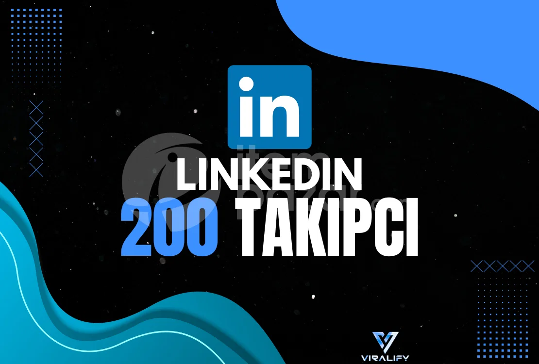 ⭐️LINKEDIN 200 TAKİPÇİ - HIZLI⭐️