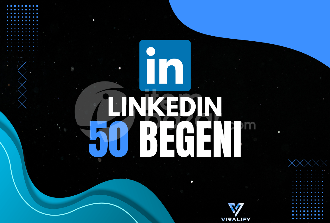 ⭐️LINKEDIN 50 BEĞENİ - HIZLI⭐️