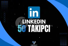 ⭐️LINKEDIN 50 TAKİPÇİ - HIZLI⭐️