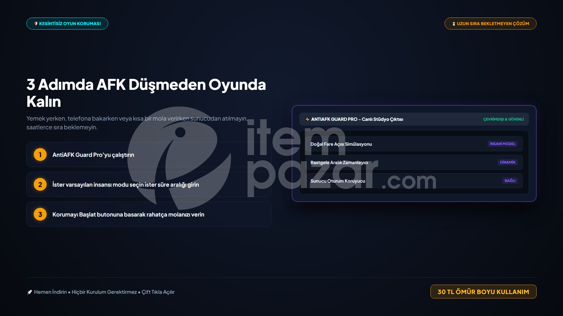 LisansArena AntiAFK Guard Pro | Script