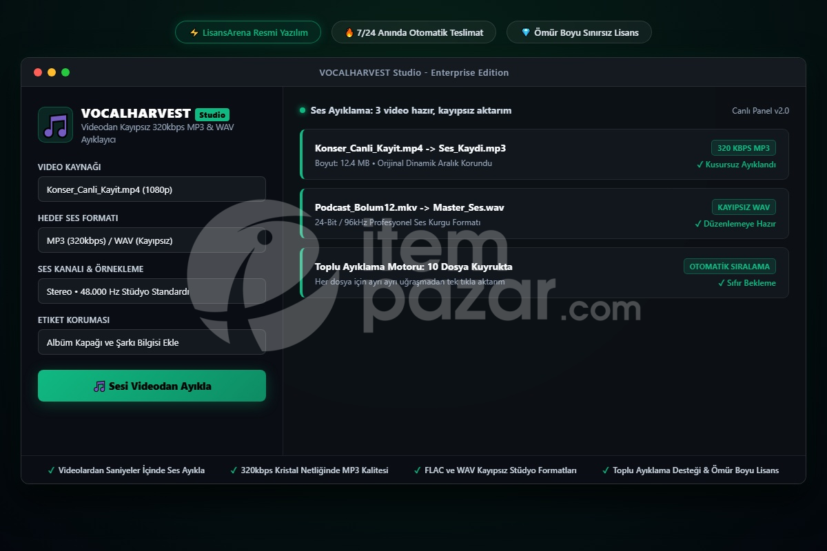 LisansArena AudioExtract Pro | Script