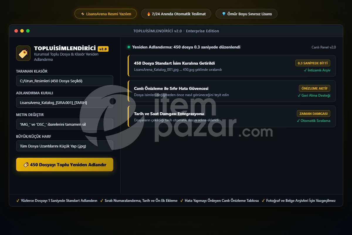 LisansArena AutoRenamer Pro | Script