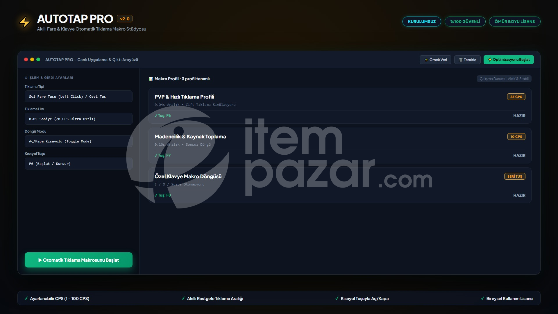 LisansArena AutoTap Pro | Script