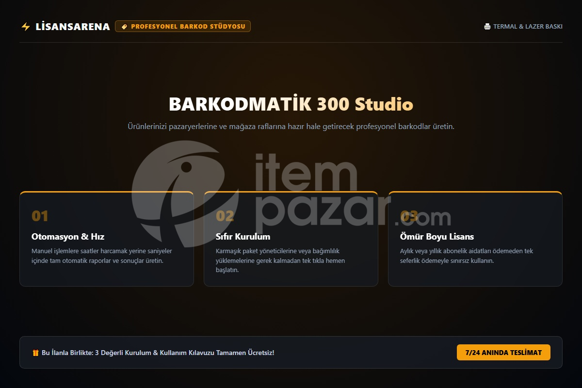 LisansArena BarcodeForge Pro | Script