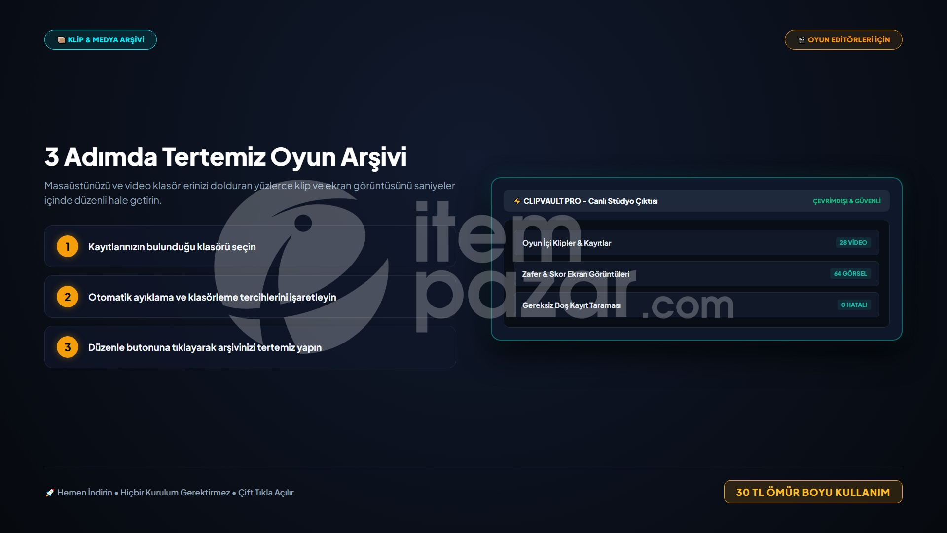 LisansArena ClipVault Pro | Script
