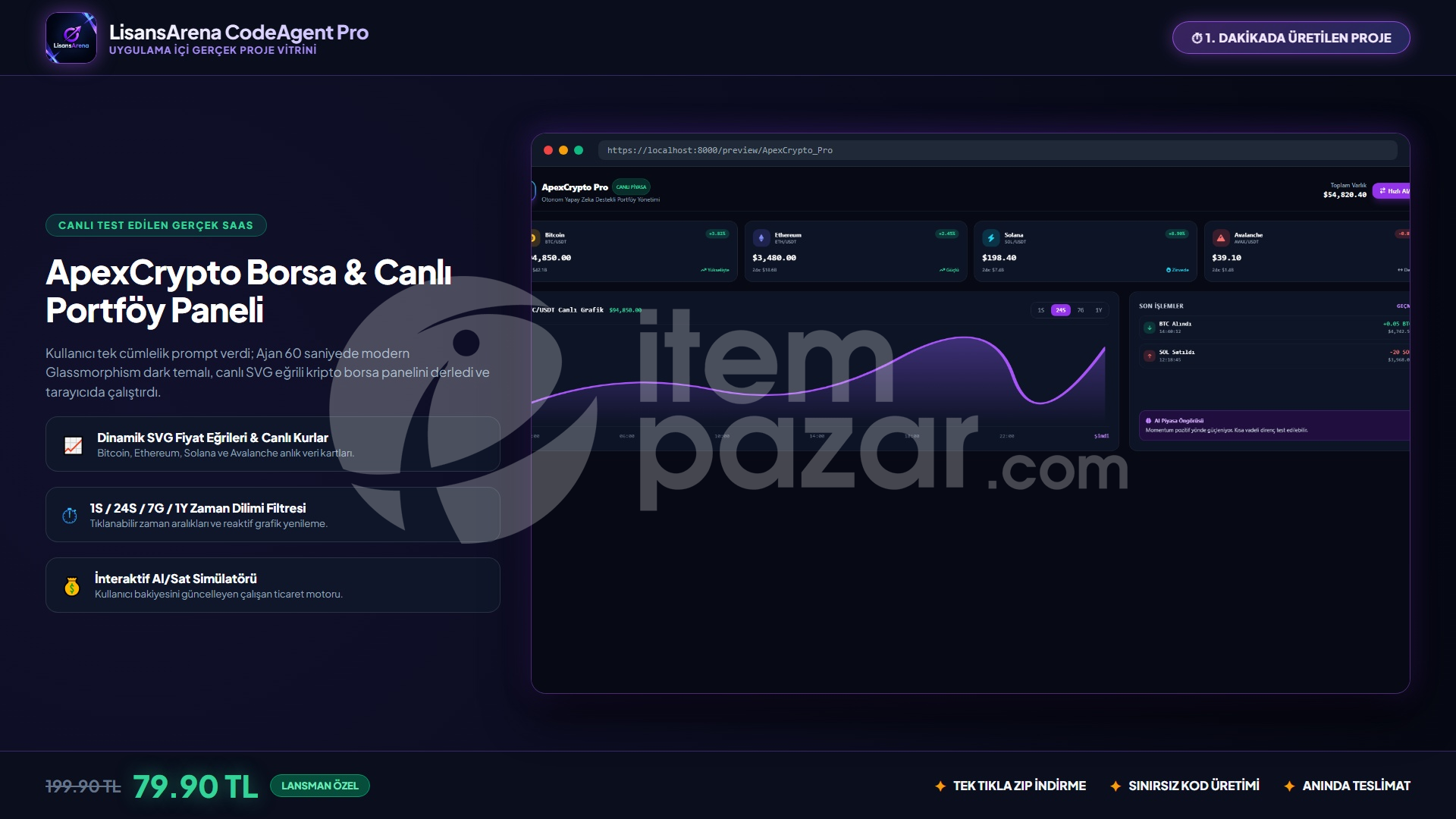 LisansArena CodeAgent Pro | Yapay Zeka Kodlama