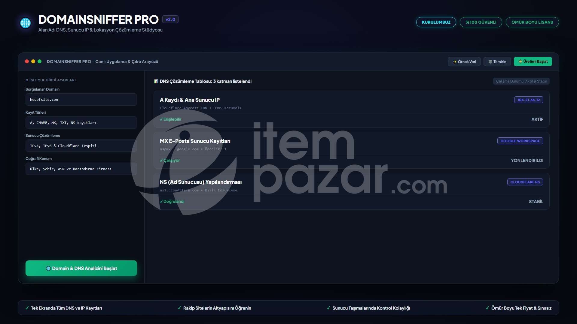 LisansArena DomainSniffer Pro | Script