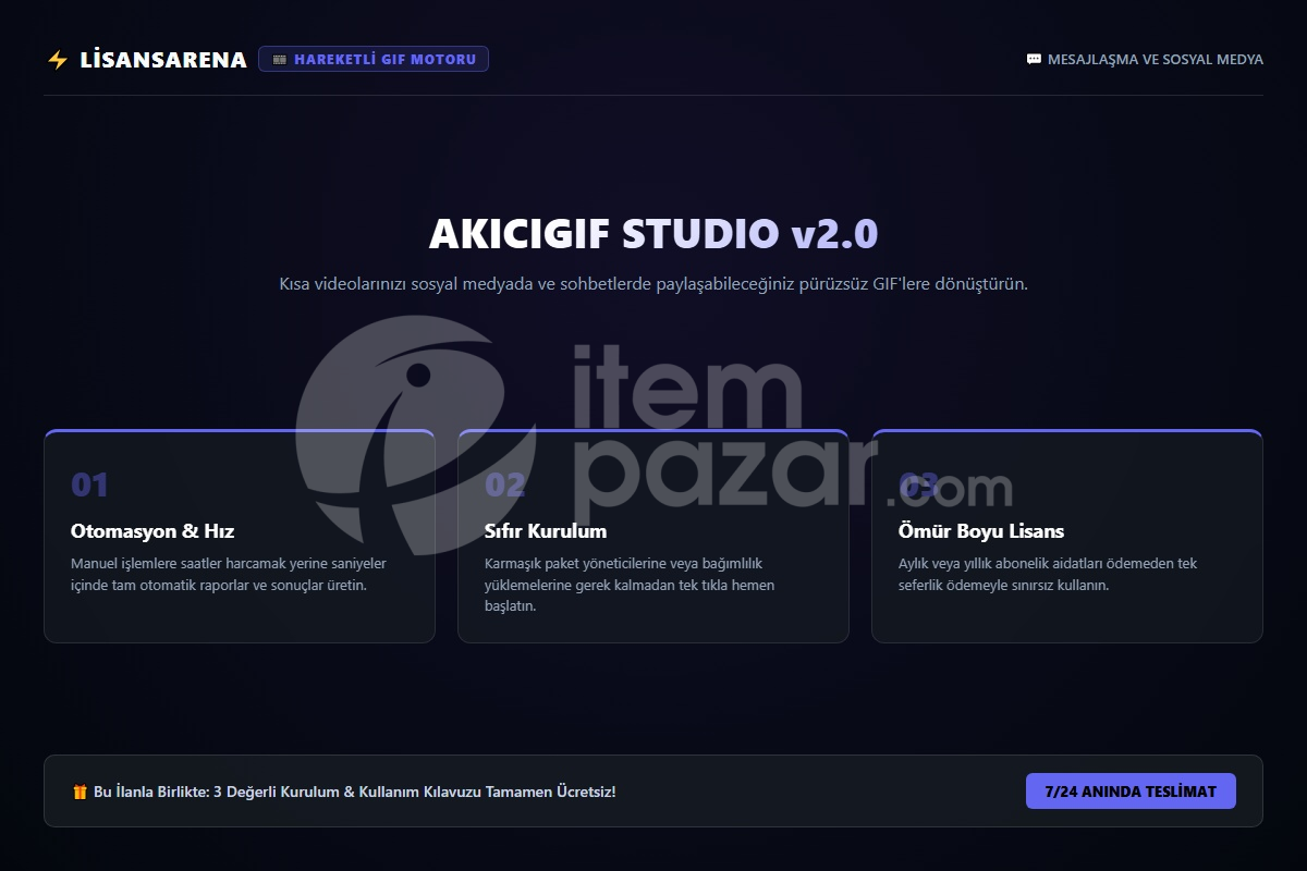 LisansArena GIFMaster Pro | Script