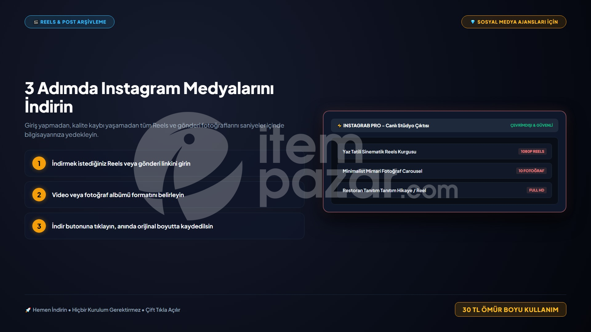 LisansArena InstaGrab | Script