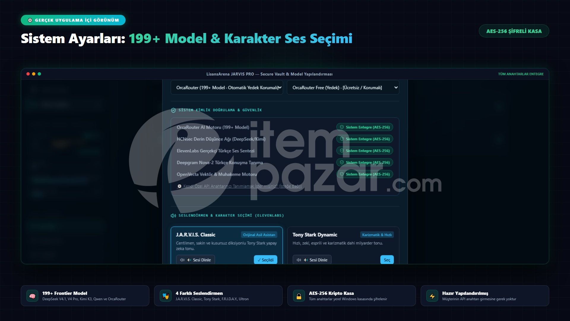 LisansArena JARVIS PRO | Tony Stark AI Asistanı