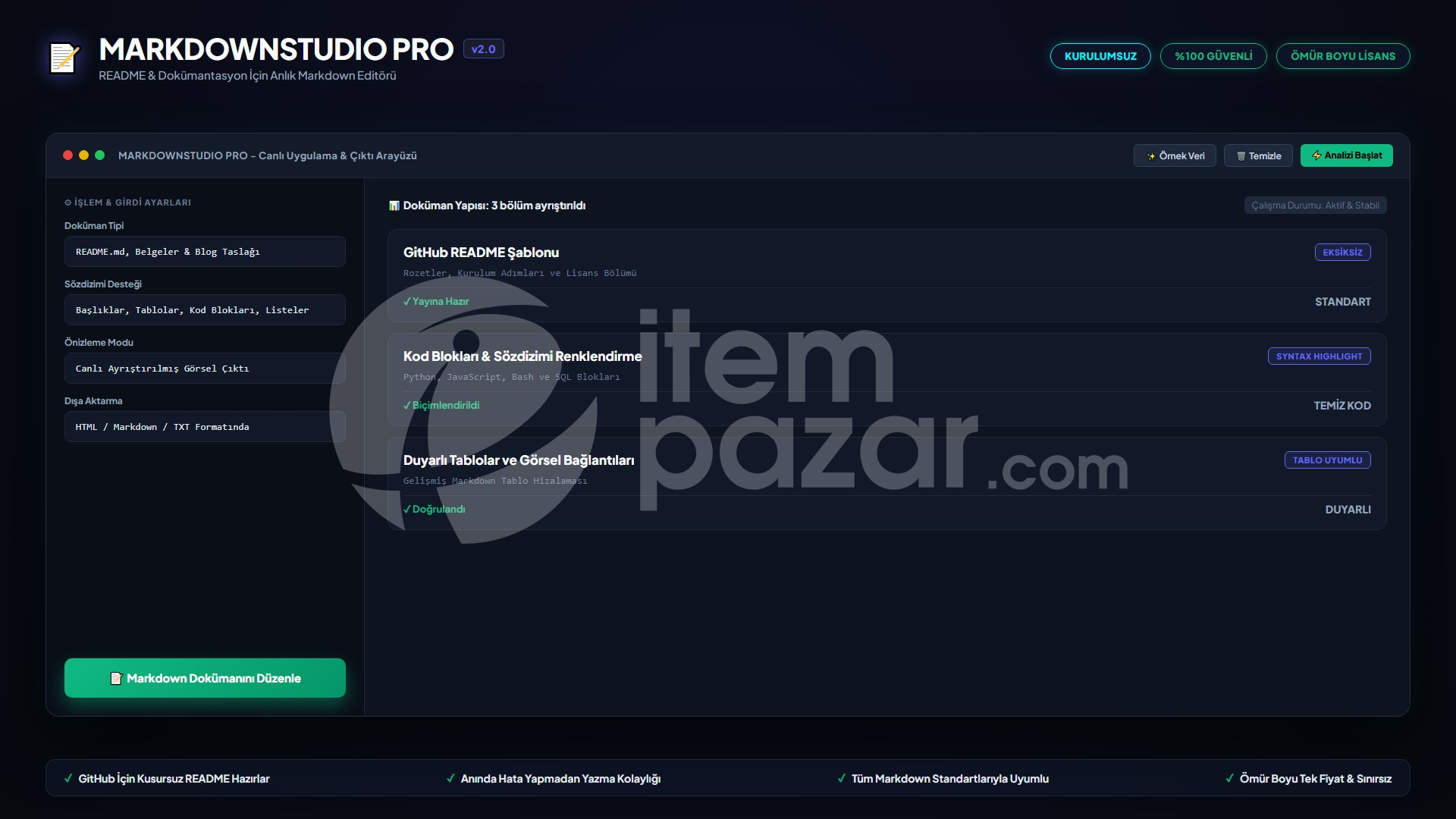 LisansArena MarkdownStudio Pro | Script