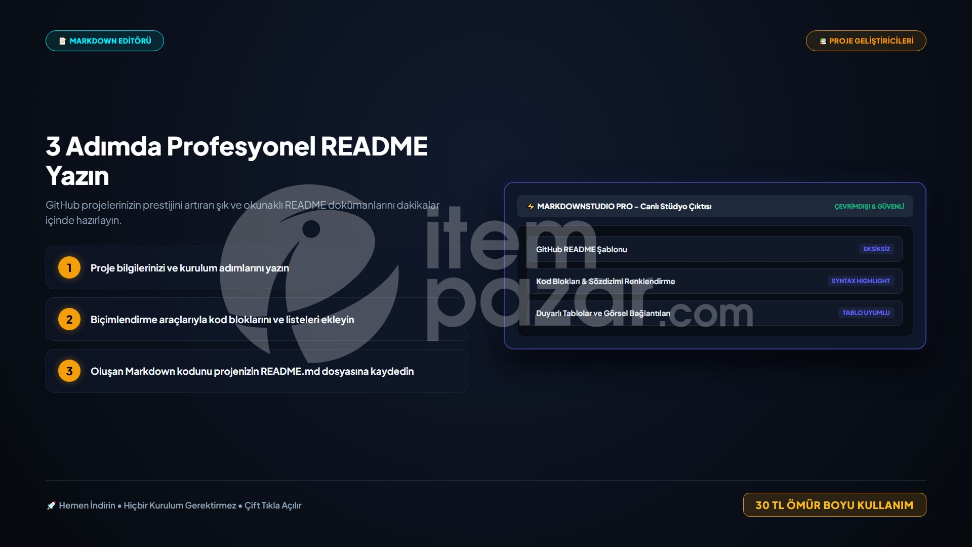 LisansArena MarkdownStudio Pro | Script