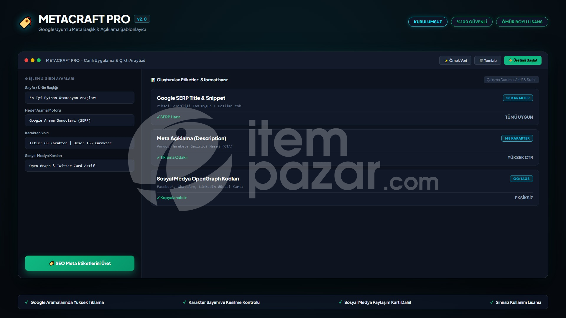 LisansArena MetaCraft Pro | Script