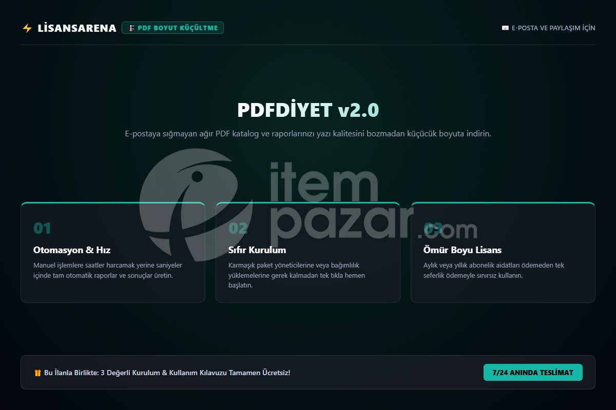 LisansArena PDFCompress Pro | Script