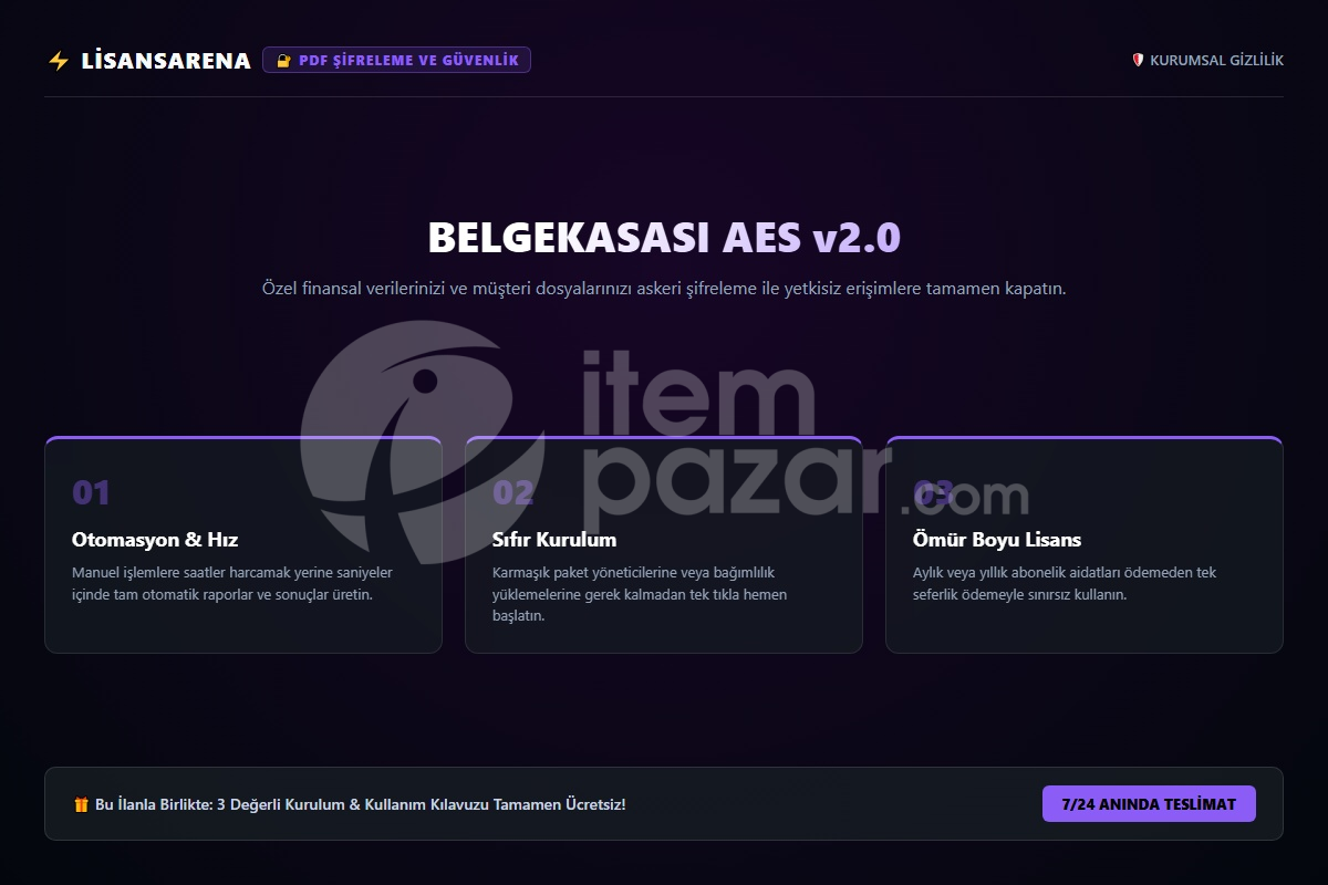 LisansArena PDFVault Pro | Script