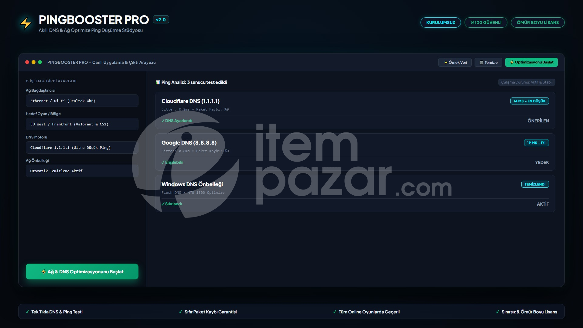 LisansArena PingBooster Pro | Script