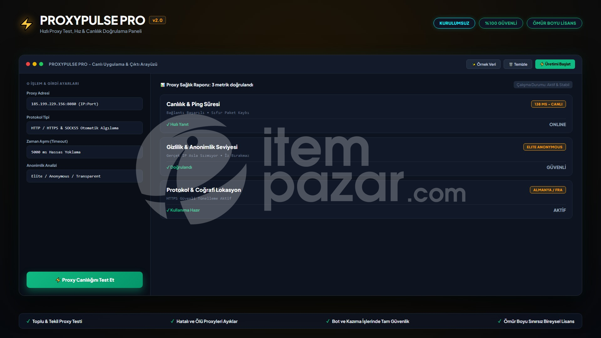 LisansArena ProxyPulse Pro | Script