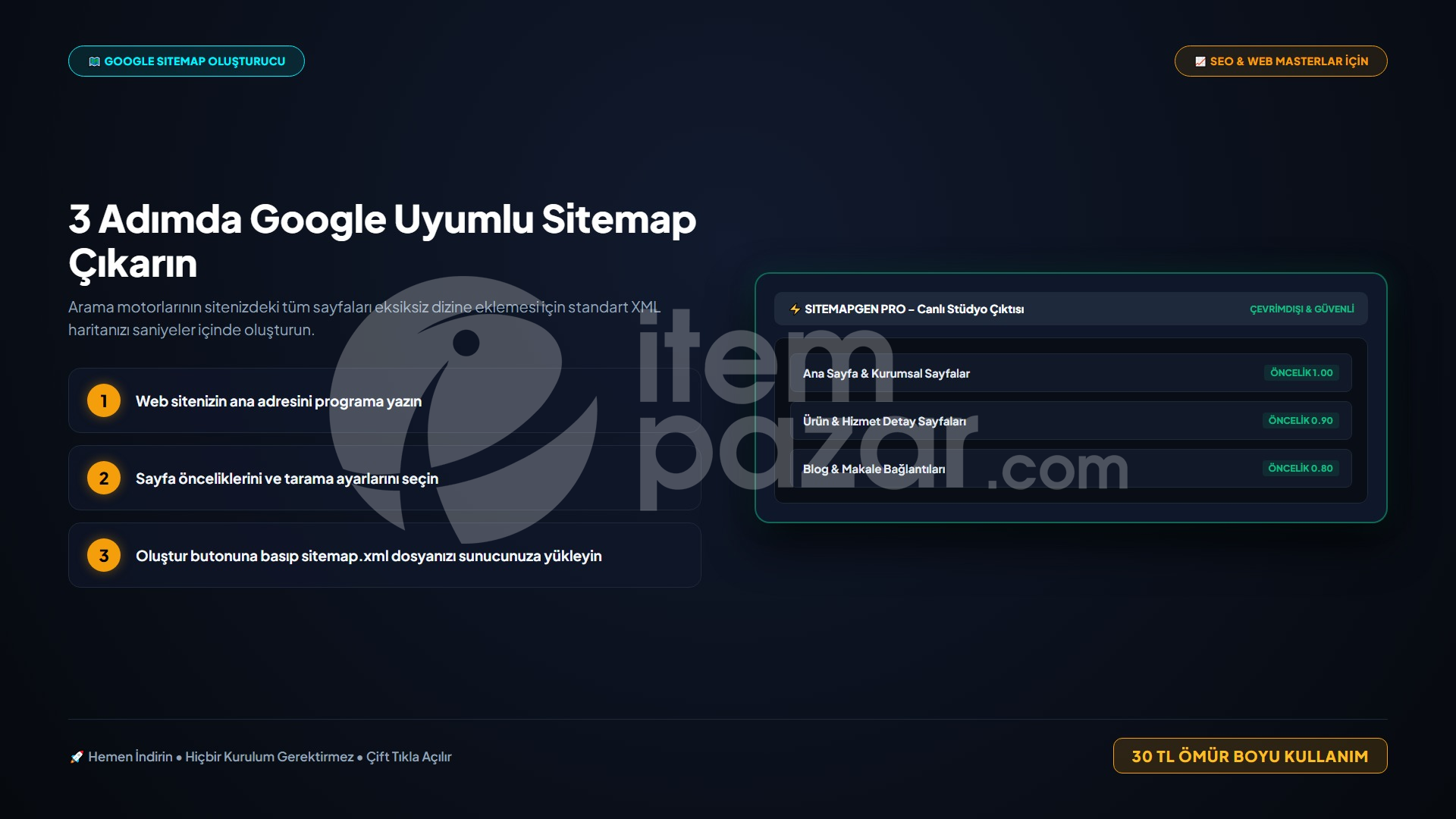 LisansArena SitemapGen Pro | Script