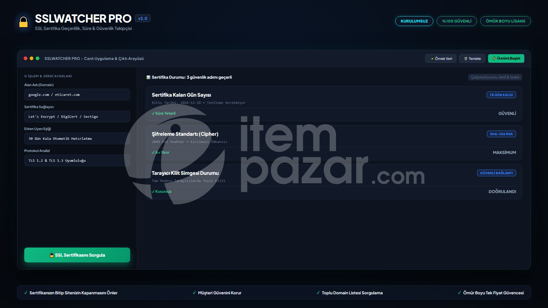 LisansArena SSLWatcher Pro | Script
