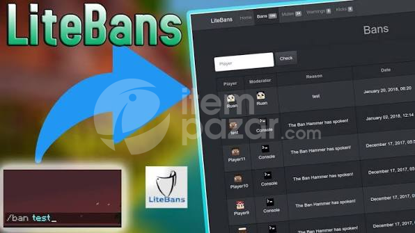 LiteBans Plugin (1.7 - 26.2)