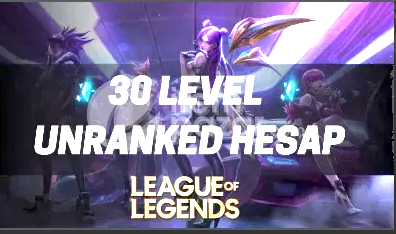 LOL +30 LVL RANKED AKTİF RANDOM HESAP (VİP)