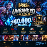 ⭐ LoL +40K Mavi Öz TR-EUW Hesaplar ⭐