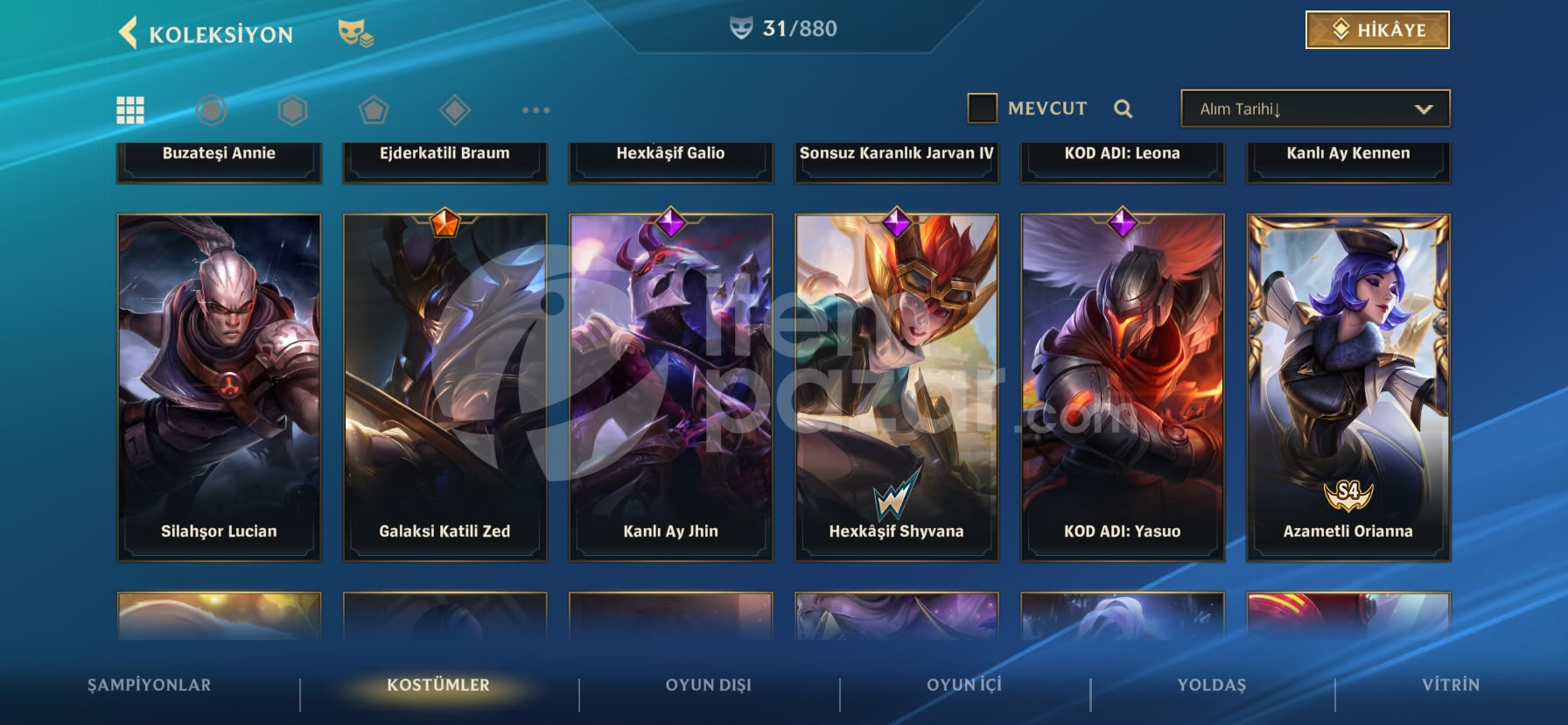 LOL HESABI + DOLU WİLD RİFT HESABI UCUZA
