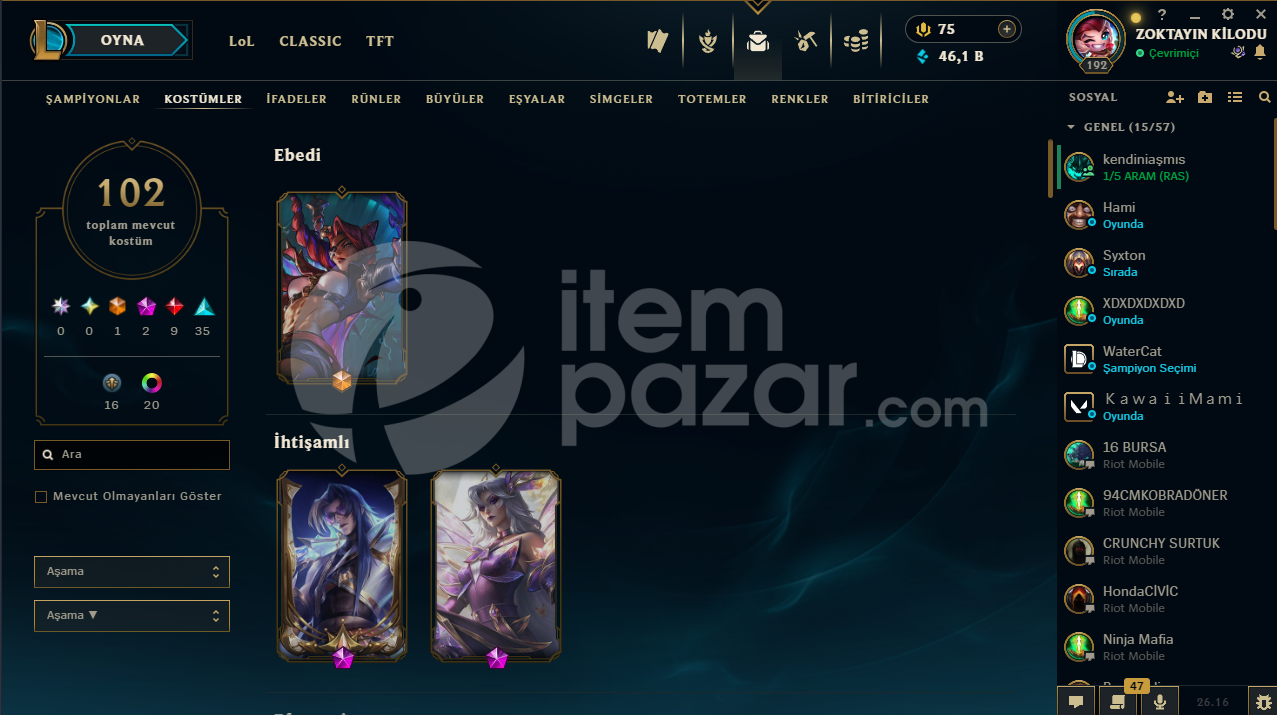 LOL HESABI + DOLU WİLD RİFT HESABI UCUZA