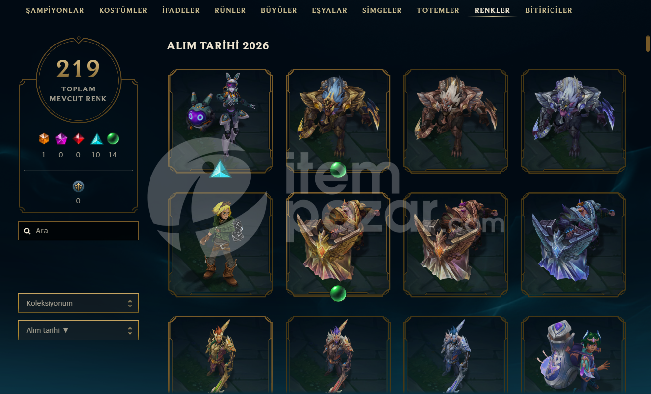 LoL + Valorant Hesabı | 836 Kostüm 233 Şampiyon