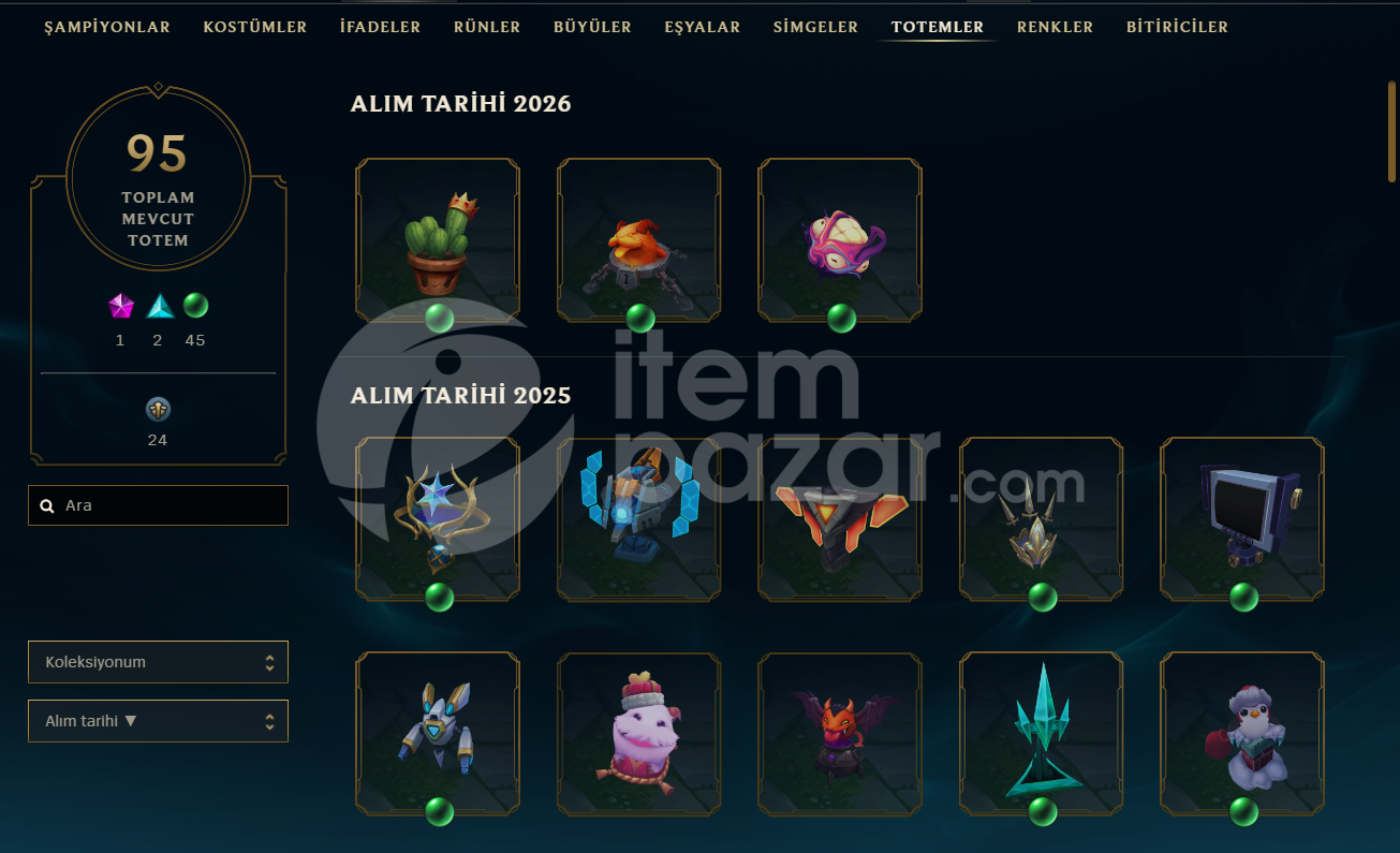 LoL + Valorant Hesabı | 836 Kostüm 233 Şampiyon