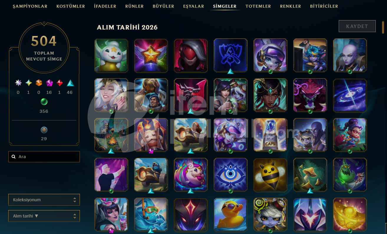 LoL + Valorant Hesabı | 836 Kostüm 233 Şampiyon