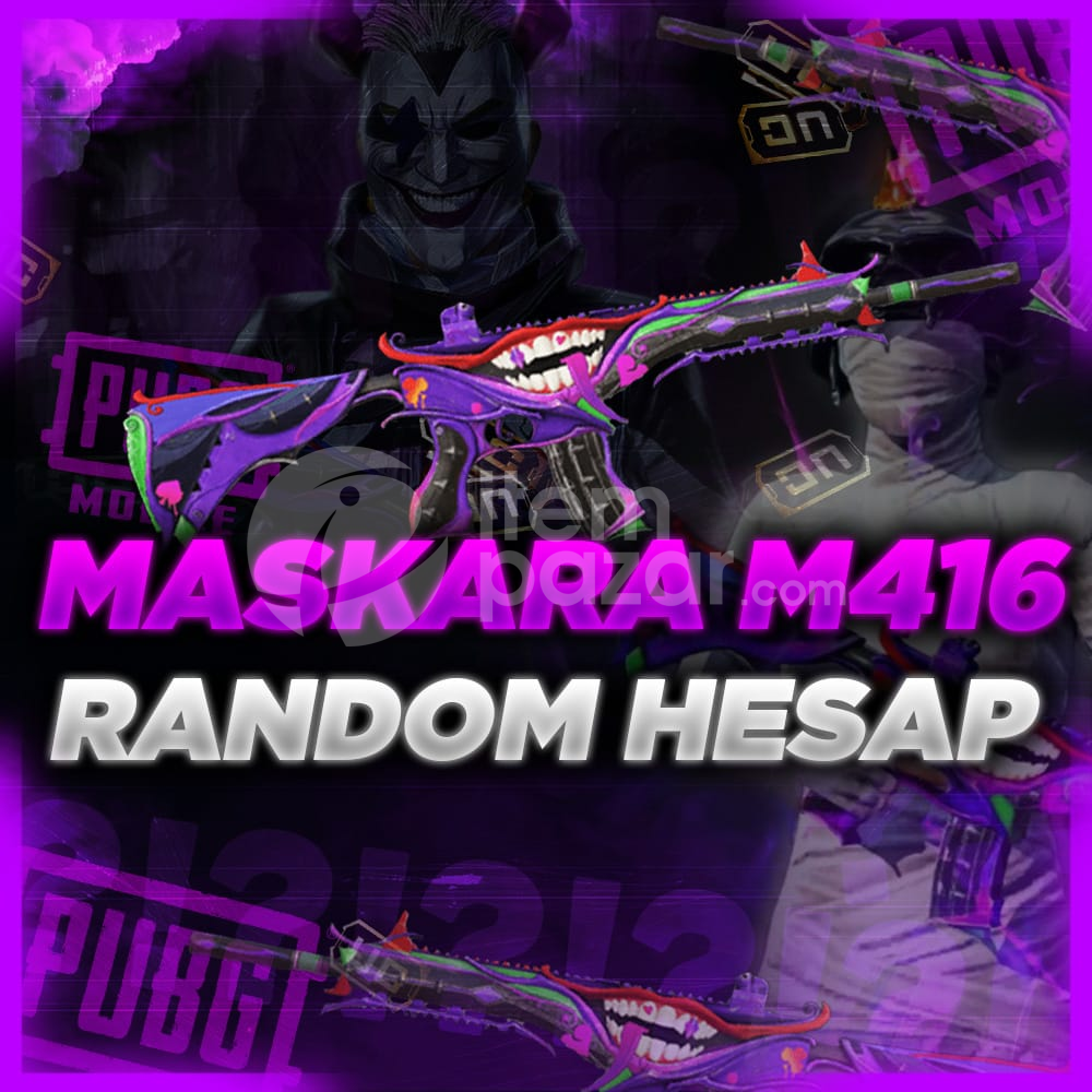 M416 MASKARA RANDOM PUBGM FUL + FULL