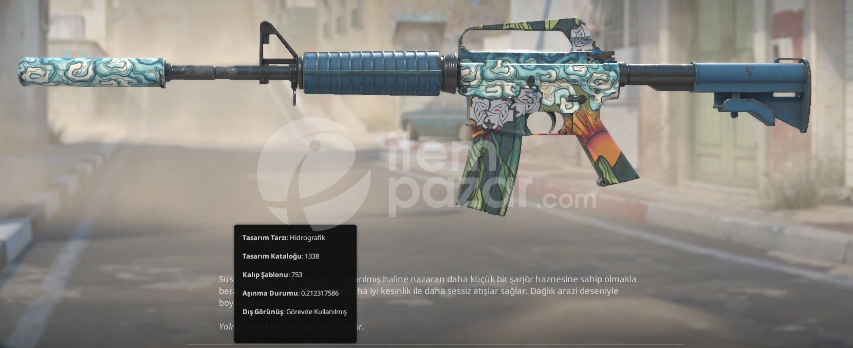 M4A1-S | Issızlık(Görevde Kullanılmış)
