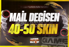 ⭐[MAİL DEĞİŞEN] %100 40-50 SKİN HESAP⭐
