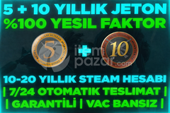 ⭐️Mail Değişen 5+10 Yıl Rozetli Cs2 
