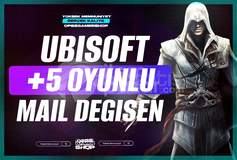 ⭐Mail Değişen⭐+5 Oyunlu Ubisoft Hesap⭐