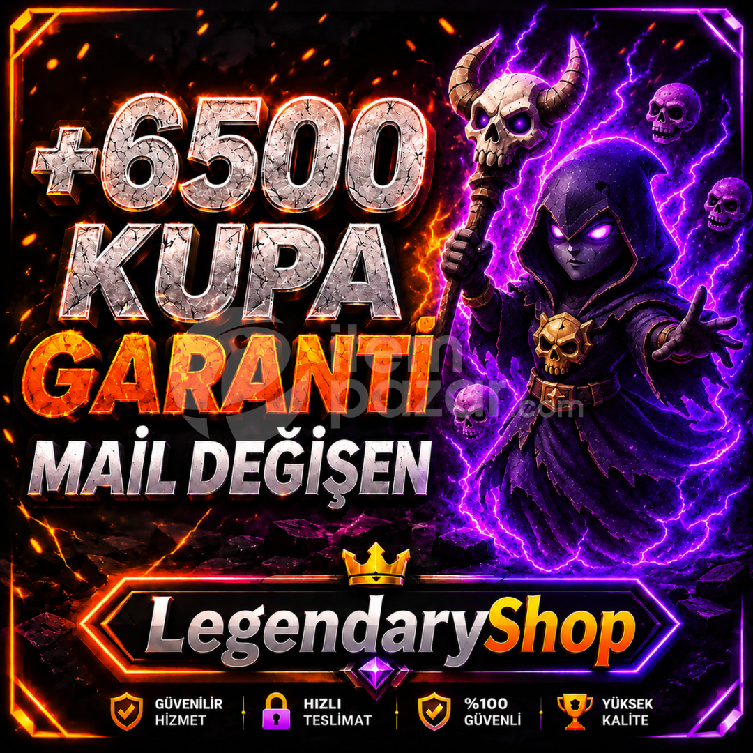 ⭐MAİL DEĞİŞEN CR +6500 KUPA MAİL DEĞİŞEN