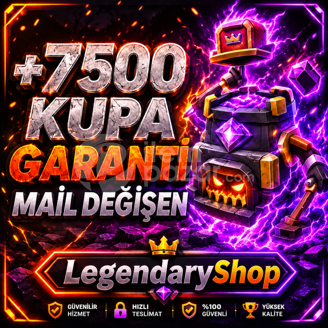 ⭐MAİL DEĞİŞEN CR +7500 KUPA MAİL DEĞİŞEN