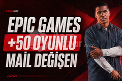 ⭐(MAİL DEĞİŞEN) EPİC GAMES 50 OYUNLU ⭐