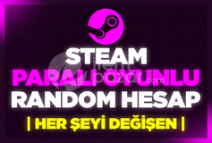 [Mail Değişen] Steam Paralı Oyunlu Random Hesap