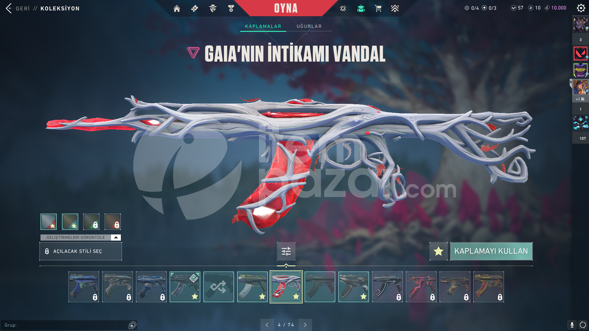 mailli 4 vandal skinli uzay avcılı 21725 vp li