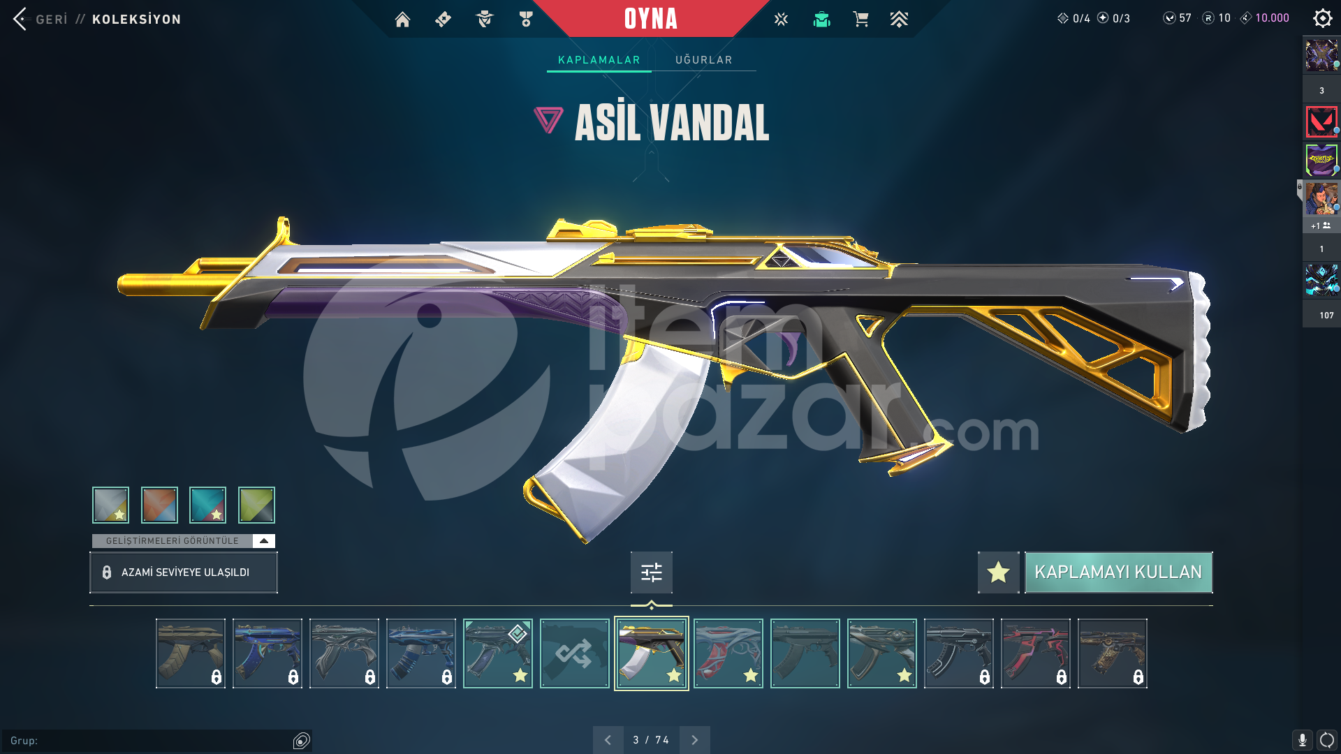 mailli 4 vandal skinli uzay avcılı 21725 vp li