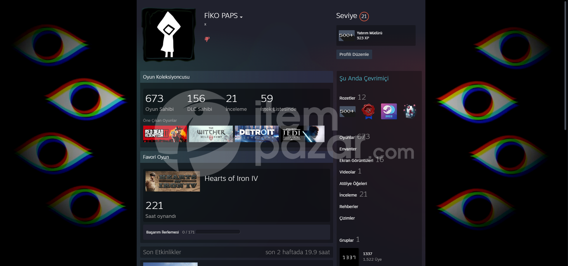 mailli 673oyunlu steam hesabı