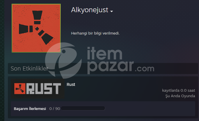 Mailli Rust Hesabı Steam Full Erişim 
