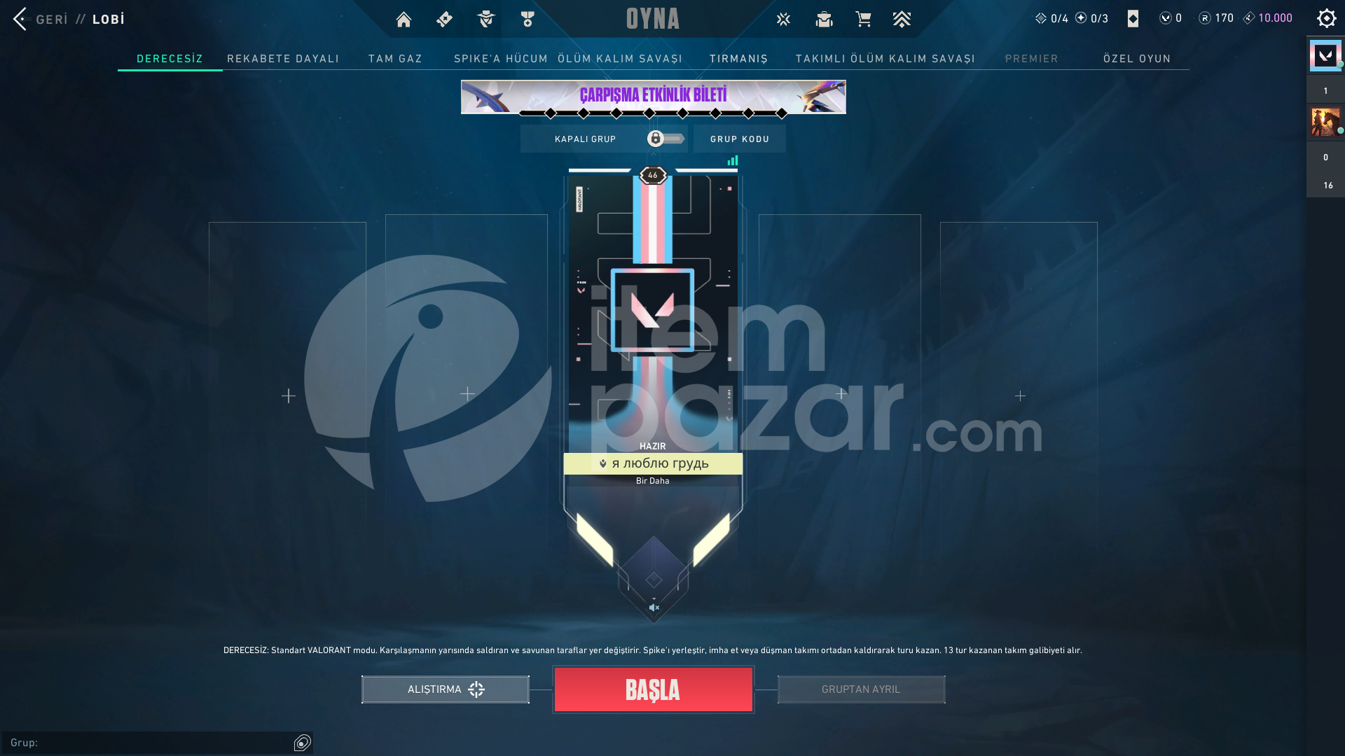 MAİLLİ UNRANKED 46 SEVİYE