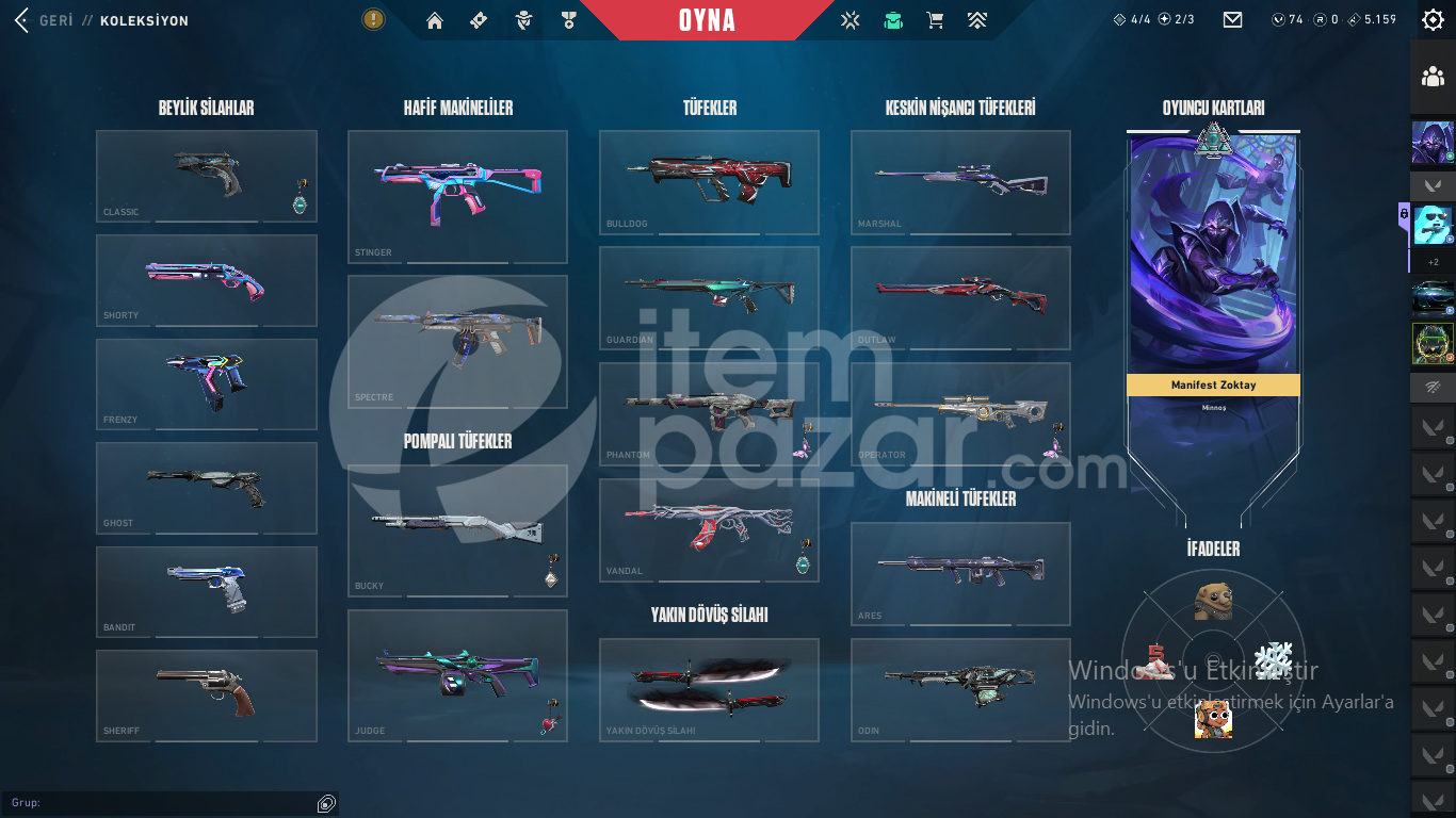 main lik hesap 250 level peek elosu plat 