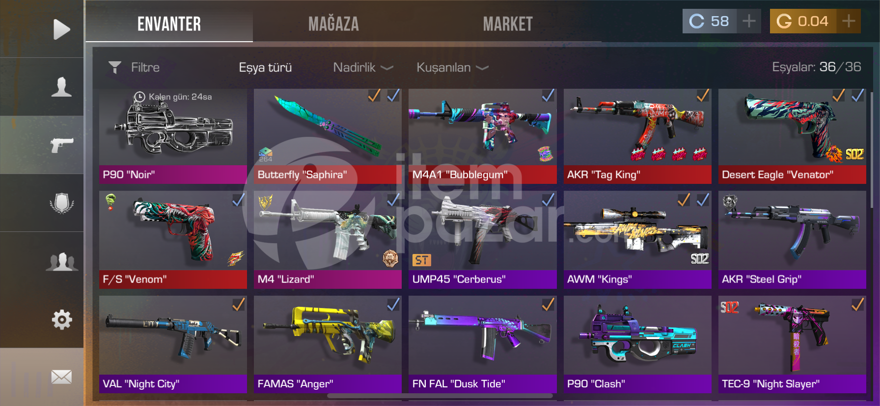 Mainlemelik FULL hesap 