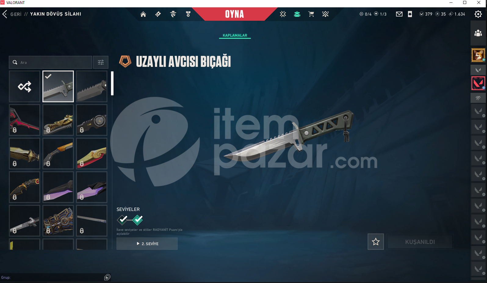MAİNLİK BOL SKİNLİ TERTEMİZ HESAP!